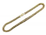 COLLIER or jaune maille fantaisie poids 25 g long 40...