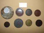 Médailles de table et jetons : 8 pièces Révolution, 1789 Abandon...