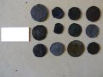 Monnaie : 12 monnaies croisades, médiévales et divers.