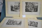 GUERRE DE VENDEE CHOUANNERIE
Trait Héroïque
Série de 5 gravures par Charpentier...