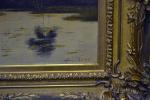 Léon RICHET (1847-1907)
L'étang
Huile sur toile signée en bas à droite
61...