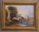 ECOLE FRANCAISE du XVIIIème siècle
Paysage
Huile sur toile