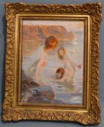 Paul CHABAS (1869-1937)
Les baigneuses
Huile sur toile signée en bas à...