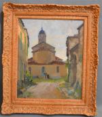 Elie Anatole PAVIL (1873-1948)
Eglise de Bretagne
Huile sur toile signée en...