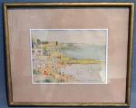 Paul LEMASSON (1897-1971)
La plage
Aquarelle signée en bas à droite
17.5 x...