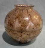 Vase boule en verre signé VERLYS sous la base H....