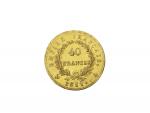 Pièce de 40 francs en or 1811
Lot conservé en banque,...