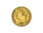 Pièce de 20 francs or Napoléon 1809 A
Lot conservé en...