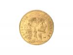 1 pièce or, 10 francs, 1905, coq
Lot conservé en banque,...