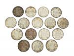 Lot de 16 pièces de 10 francs argent Hercule
Lot conservé...
