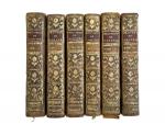 MONTESQUIEU. Oeuvres. 6 volumes in-12 reliés cuir (tomes I à...