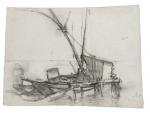 René PINARD (1883-1938)
Barque de pêche
Dessin monogrammé en bas à droite
28...