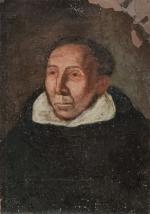 ECOLE FRANCAISE du XVIIème
Portrait de moine
Peinture sur cuivre
9.5 x 6.5...