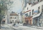 Georges ROSE (1895-1951)
Paris, la place du Tertre à Montmartre, la...