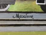 Maxime VOYET dit MAXIME (1896-1985)
Express dans la campagne, 1978. 
Huile...