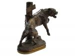 Charles VALTON (1851-1918)
Dogue attaché, passez au large
Bronze patiné, signé
H.: 26.5...