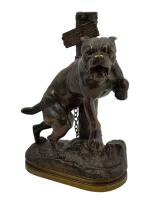 Charles VALTON (1851-1918)
Dogue attaché, passez au large
Bronze patiné, signé
H.: 26.5...