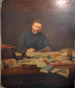Henri RONDEL (1857-1919)
Le général Boulenger, 1889
Huile sur toile contresignée, datée...