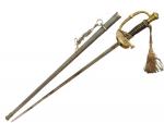 Épée d'Officier toutes armes, modèle 1817 à ciselures. Fusée en...