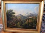 ECOLE FRANCAISE du XIXème siècle
Paysage de montagne
Huile sur sa toile...