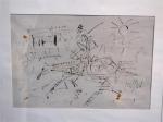 GEN PAUL (1895-1975)
Don Quichotte
Dessin sur tissu signé en bas à...