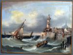 FENUCHI (XIXème siècle)
Marine
Huile sur toile signée en bas à gauche,...