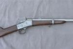 Carabine de selle Remington, modèle Rolling Block. Calibre .52''. Canon...