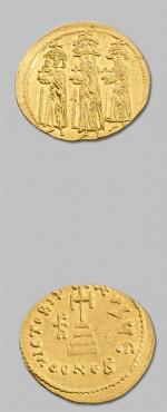 HÉRACLIUS et ses fils (638-641) 
Solidus. 4,44 g. Constantinople. S....