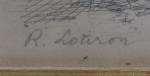 Robert LOTIRON (1886-1966)
Ile Saint Louis, 1937.
Estampe signée et justifiée "épreuve...