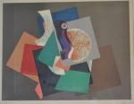 Bernard HERZOG (né en 1935)
Abstraction géométrique
Epreuve d'artiste signée et justifiée
54...