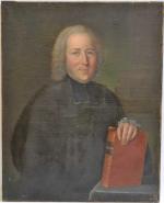 Ecole FRANCAISE vers 1770
Portrait d'un abbé
Toile 
81 x 65 cm
En...
