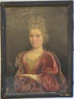 ECOLE FRANCAISE du XVIIIème
Portrait de dame
Huile sur toile
72 x 55...