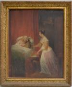 ECOLE FRANCAISE du XIXème
Portrait présumé de Madame André Crucy
Huile sur...