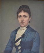 Louis Alphonse COMBE-VELLUET (1842-1902)
Portrait de dame,80.
Portrait d'homme, 80.
Paire d'huiles sur...