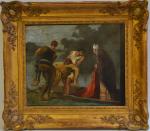 Evariste Vital LUMINAIS (1822-1896)
La mort de Chilpéric Ier.
Huile sur toile...