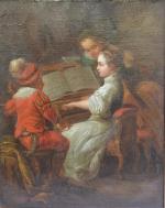 ECOLE FRANCAISE du XVIIIème siècle, suiveur de Carle VAN LOO...