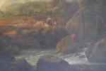 ECOLE FRANCAISE vers 1830
Paysage animé
Huile sur toile
38 x 46 cm