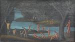 André DERAIN (1880-1954)
Baigneuses dans un paysage
Huile sur toile signée en...