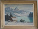 Charles Henry CONTENCIN (1898-1955)
Les mythens, lac Lauerz
Huile sur toile signée...