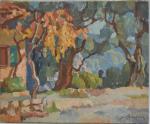 Sydney Lough THOMPSON (1877-1973)
Falicon, automne
Huile sur toile signée en bas...