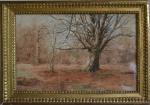 Joseph JEANNOT (né en 1855)
Fontainebleau, hiver 1887
Aquarelle signée en bas...