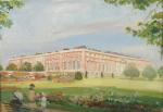 Jacques-Emile BLANCHE (1861-1942)
Hampton Court, June, early morning, 1929
Huile sur toile...