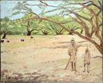 Paul NASSIVET (1904-1977)
Deux jeunes berbères sous les arganiers
Huile sur toile...