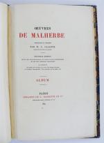 MALHERBE (François). Oeuvres de Malherbe. ALBUM. Paris, Hachette et Cie,...