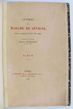 SÉVIGNÉ (Marie de Rabutin-Chantal, marquise de). Lettres de Madame de...
