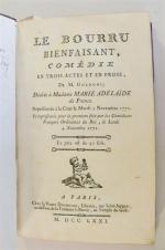 Théâtre - GOLDONI (Carlo). Le Bourru Bienfaisant, comédie en trois...