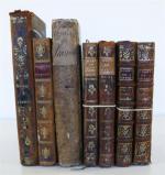 Lot. 7 volumes :  - Select fables of Esop, 1786,...