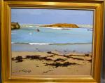 Emile MANGENOT (1910-1991)
La plage en Bretagne au mois de Mars
Huile...