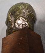 Georges Lucien GUYOT (1885-1973)
Tête d'homme
Bronze signé, cachet fondeur Susse, H....