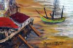 d'HERVALGANTHE (XXème siècle)
Village marin
Huile sur toile signée en bas à...
